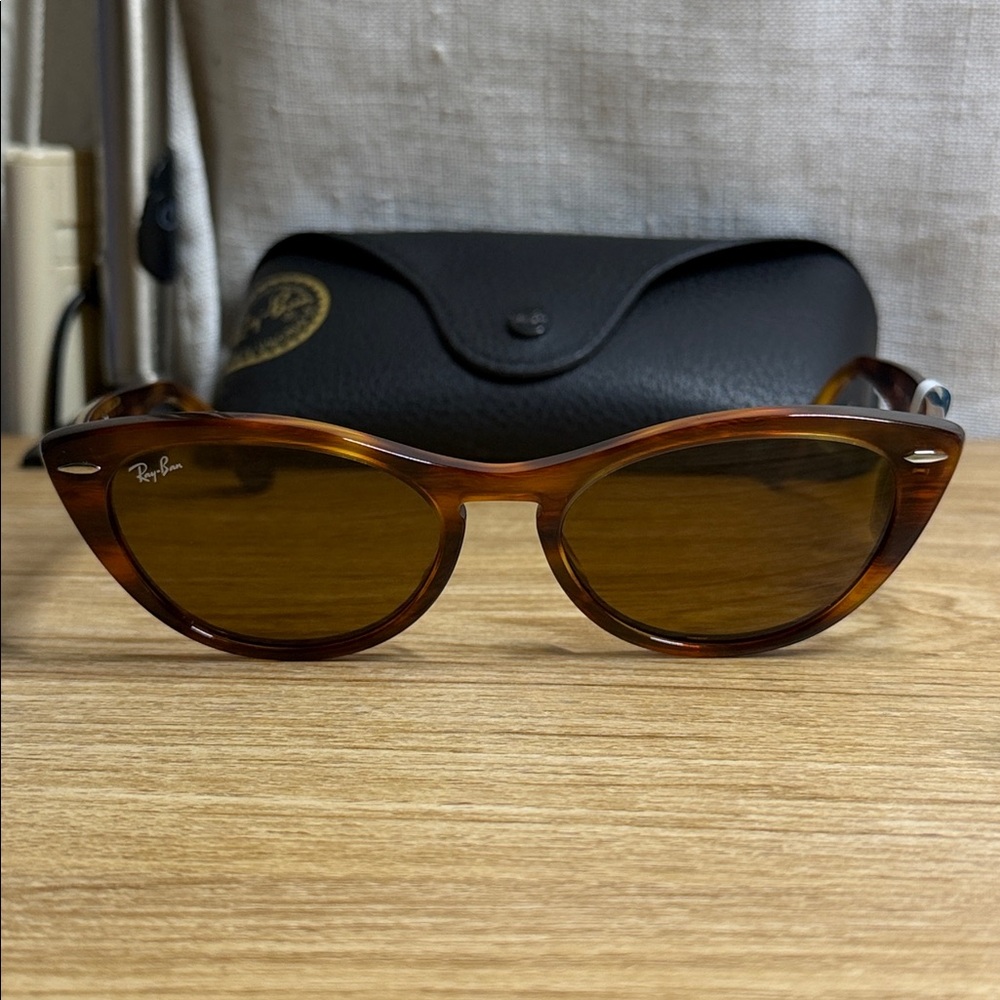 Ray-Ban Cat Sunglasses Nina ORB4314N 54/18  Tortoise Front with Temples